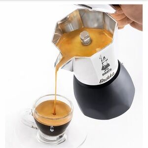 Bialetti 7312 Brikka Moka Espresso Crema Rich 2 Cup stove top or camping $145